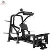 Titanium Strength Genesis Series Hip Thrust – Schrägansicht mit Rückenpolster, Hüftpolster und Fußplatte, schwarz