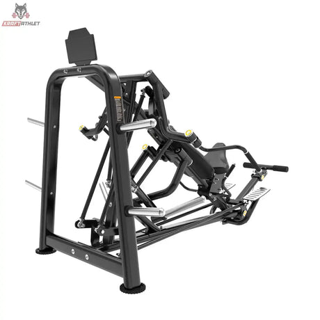 Titanium Strength Genesis Series IsoLateral Incline Pec Fly – Schrägansicht von hinten links mit Schwenkarmen, schwarz