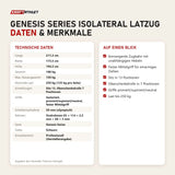 Technische Daten und Merkmale von Titanium Strength Genesis Series IsoLateral Latzug als Tabelle