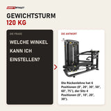 Frage und Antwort zu Titanium Strength Genesis Series Multipress 3 Funktionen: Welche Winkel kann ich einstellen?