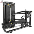 Titanium Strength Genesis Series Multipress 3 Funktionen in Schwarz, Schrägansicht mit Bank und Pressarmen