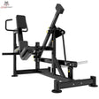Titanium Strength Genesis Series Pendulum Glute Kickback in Schwarz, Schrägansicht mit Beinpolster und Hantelaufnahmen