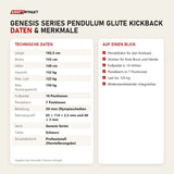 Technische Daten und Merkmale von Titanium Strength Genesis Series Pendulum Glute Kickback als Tabelle