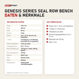 Technische Daten und Merkmale von Titanium Strength Genesis Series Seal Row Bench als Tabelle
