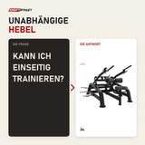 Frage und Antwort zu Titanium Strength Genesis Series Seated Dip: Kann ich einseitig trainieren?