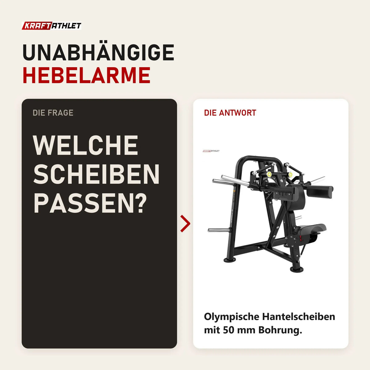 Frage und Antwort zu Titanium Strength Genesis Series Seitenheben: Welche Scheiben passen?