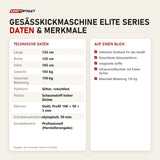 Technische Daten und Merkmale von Titanium Strength Gesäßkickmaschine Elite Series als Tabelle