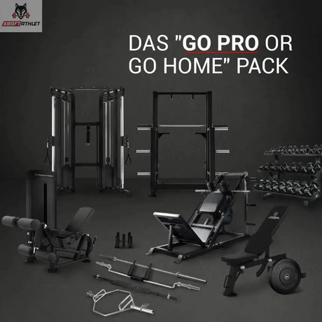 Titanium Strength Go Pro or Go Home Pack, Grafik mit allen Geräten des Pakets
