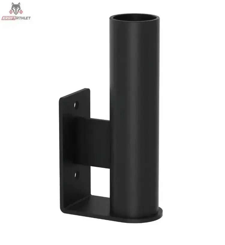 Titanium Strength H32 Vertikale Stangenlagerung in Schwarz mit Wandplatte, Schrägansicht
