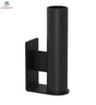 Titanium Strength H32 Vertikale Stangenlagerung in Schwarz mit Wandplatte, Schrägansicht