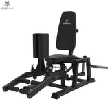 Titanium Strength HA30 Abduktions-Adduktionsmaschine in Schrägansicht von vorn mit geöffneten Beinpolstern