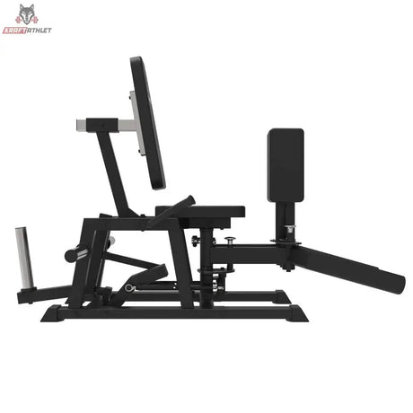 Titanium Strength HA30 Abduktions-Adduktionsmaschine in der Seitenansicht mit Rückenlehne und Scheibenaufnahme