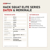 Technische Daten und Merkmale von Titanium Strength Hack Squat Elite Series als Tabelle