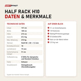 Technische Daten und Merkmale von Titanium Strength Half Rack H10 als Tabelle
