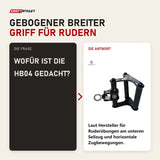 Frage und Antwort zu Titanium Strength HB04 Drehbare Ruderstange / Klimmzuggriff: Wofür ist die HB04 gedacht?