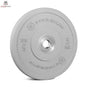 Titanium Strength HBPC Pro Bumper Plate 20 kg blau, Variante 5 kg in Grau, Schrägansicht