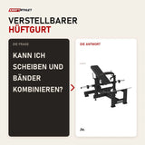 Frage und Antwort zu Titanium Strength Hip Thrust Elite Series: Kann ich Scheiben und Bänder kombinieren?