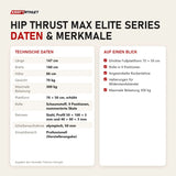 Technische Daten und Merkmale von Titanium Strength Hip Thrust Max Elite Series als Tabelle