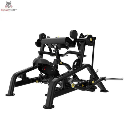Titanium Strength Genesis Series IsoLateral Bizepscurl mit Hebel in seitlicher Rückansicht mit Hebelarmen