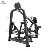 Titanium Strength Genesis Series IsoLaterales Rudern mit Brustpolster in Frontansicht mit Griffen