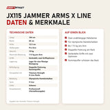 Technische Daten und Merkmale von Titanium Strength JX115 Jammer Arms X Line als Tabelle