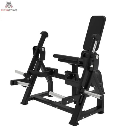 Titanium Strength Killing Legs Pack: Beinstrecker mit gepolsterter Lehne, Schrägansicht auf Weiß