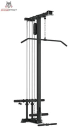 Titanium Strength LR1 Lat und Row Attachment Evolution Frontansicht mit Latzugstange und unterem Rudergriff