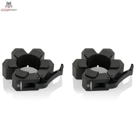 Titanium Strength MAGC Magnetische Aluminium-Verschlüsse, Paar in Schwarz, Schrägansicht von oben