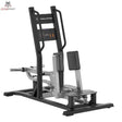 Titanium Strength MaxGlute Pro Abductor Stehend in Schrägansicht mit Beinpolster und Scheibenaufnahme