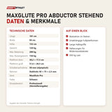 Technische Daten und Merkmale von Titanium Strength MaxGlute Pro Abductor Stehend als Tabelle