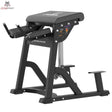 Titanium Strength MaxGlute Pro Inverse Hyperextension Maschine in Schrägansicht mit Polster und Fußstütze