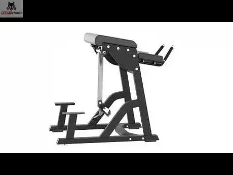 Titanium Strength MaxGlute Pro Inverse Hyperextension Maschine in Seitenansicht auf weißem Hintergrund