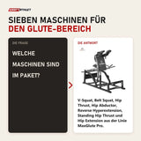 Frage und Antwort zu Titanium Strength MaxGlute Pro Pack: Welche Maschinen sind im Paket?