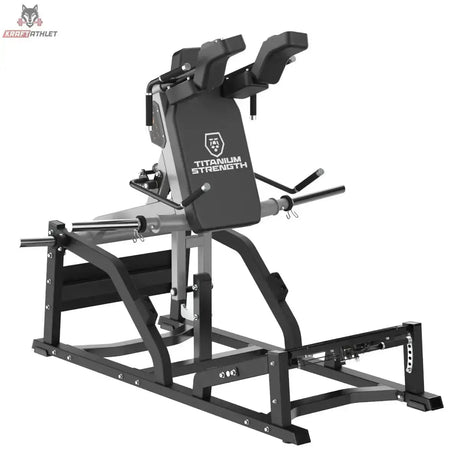 Titanium Strength MaxGlute Pro Pack, Freisteller der Hackenschmidt-Maschine mit Schulterpolstern