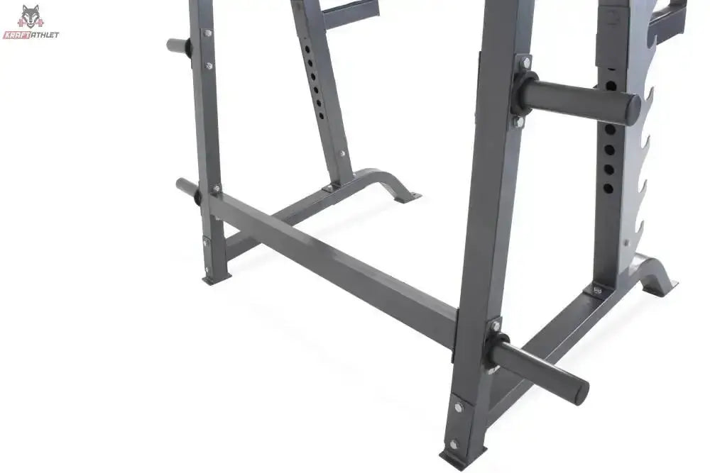 Titanium Strength Multi Press Rack 360PR, Detail des Bodenrahmens mit Scheibenaufnahme