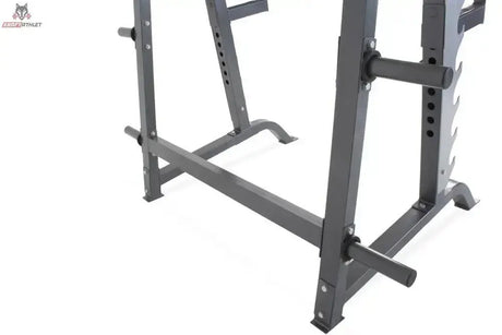 Titanium Strength Multi Press Rack 360PR, Detail des Bodenrahmens mit Scheibenaufnahme