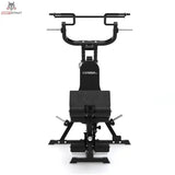 Titanium Strength Multigym Hebelmaschine LG1 – Frontansicht mit Griffbügel und Rückenlehne