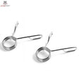 Titanium Strength OC1 Olympic Spring Collar als Paar in Schrägansicht: verchromte Federverschlüsse mit langen Griffbügeln