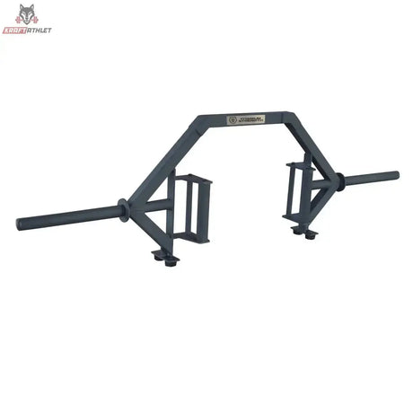 Titanium Strength Offene Hex-Bar Trap Bar in Schwarz, Schrägansicht mit offenem Rahmen und zwei Griffen