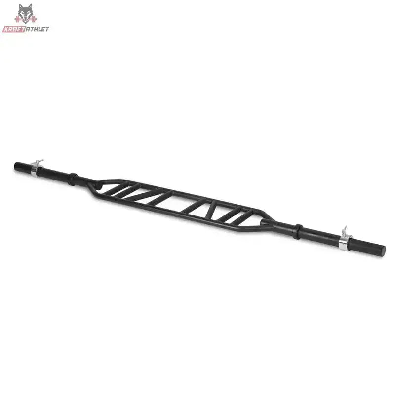 Titanium Strength Olympic Multi Grip Bar Hantelstange in Schrägansicht mit mehreren Griffpositionen