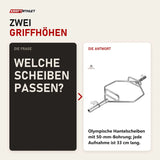 Frage und Antwort zu Titanium Strength Olympische Trap Bar Hex-Stange: Welche Scheiben passen?