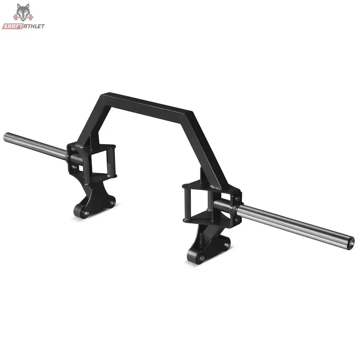 Titanium Strength OTB Offene Hex-Bar in Frontansicht mit hohen Griffen und Hantelaufnahmen