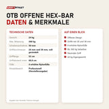 Technische Daten und Merkmale von Titanium Strength OTB Offene Hex-Bar als Tabelle