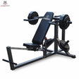 Titanium Strength PM50 Brust- und Schulterpresse mit Hantelscheiben, freigestellt in Schrägansicht
