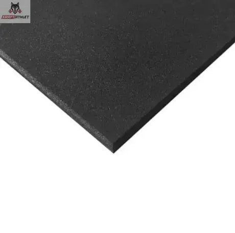 Titanium Strength Premium Bodenschutzmatte 100 × 100 cm: Detail der Kante und der gekörnten Gummioberfläche