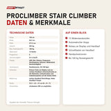 Technische Daten und Merkmale von Titanium Strength ProClimber Stair Climber als Tabelle