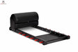 Titanium Strength Professional Hip Thrust 131HT in Schwarz, Schrägansicht mit Polsterrolle und Bodenplatte