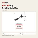 Maßbild Titanium Strength PS12 Power Sled: Stellfläche 60 × 40 cm, Höhe 32 cm