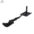 Titanium Strength PS12 Power Sled, Schrägansicht des Schlittens mit Stange und angelegtem Zuggurt