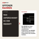 Frage und Antwort zu Titanium Strength RB2000 Liegeergometer Pro Series: Was unterscheidet es vom RB2000T?